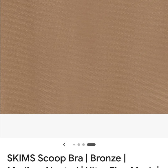 SKIMS Mesh Scoop Bra - Tan - Picture 5 of 5